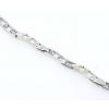 Sterling Silver European style Bracelets, with Zircon, Length:7.1 Inch, Sold by PC