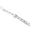 Sterling Silver European style Bracelets, with Zircon, Length:7.1 Inch, Sold by PC