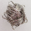 Iron Thread Component Handmade Lead-free, 29mm Sold by Bag