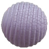Crackle Acrylic Beads, Fluted Round 19mm Sold by bag 