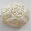 Crackle Acrylic Beads, Carve Nugget 24x21mm Sold by bag 