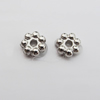 Jewelry findings, CCB plastic Beads, Flower 7mm Hole:1.5mm, sold By Bag