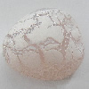 Crackle Acrylic Beads, 28x25mm Sold by bag 