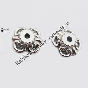Jewelry findings, CCB plastic Beads, Flower 9mm Hole:1mm, sold By Bag