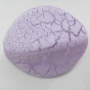 Crackle Acrylic Beads, Edge Oval 34x29mm Sold by bag 