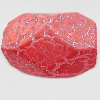 Crackle Acrylic Beads, Nugget 30x22mm Sold by bag 