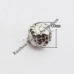 vJewelry findings, CCB plastic Beads, Round 10x10mm Hole:1.5mm, Sold by Bag