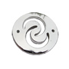 Jewelry findings, CCB plastic Connectors, Flat Round 32mm Hole:2mm, Sold by Bag