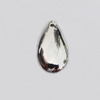 Jewelry findings, CCB plastic Pendants, Teardrop 21x11mm Hole:1mm, Sold by Bag