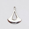 Jewelry findings, CCB plastic Pendants, 24x17.5mm Hole:2mm, Sold by Bag