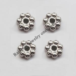 Jewelry findings, CCB plastic Beads, 6.5mm Hole:1.5mm, Sold by Bag