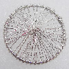Iron Thread Component Handmade Lead-free, 37mm Sold by Bag