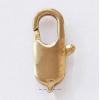 Brass Lobster Claw Clasp, Pb-free, 9x4.7mm, Hole:Approx 0.5MM, Sold by Bag