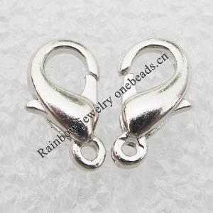 Brass Lobster Claw Clasp Lead-free 23x12mm Hole:Approx 3MM Sold by Bag