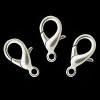 Zinc Alloy Lobster Clasp,Pb-free,AA Grade, 10x5.3mm, Hole:Approx 1MM, Sold by Bag