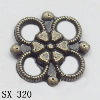 Connector, Lead-free Zinc Alloy Jewelry Findings, 10mm Sold by Bag
