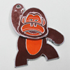 Zinc Alloy Enamel Pendant, Orangutan 46x38mm Hole:2mm, Sold by Group