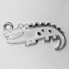 Zinc Alloy Enamel Pendant, Animal 31x13mm Hole:2.5mm, Sold by Group