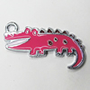 Zinc Alloy Enamel Pendant, Animal 31x13mm Hole:2.5mm, Sold by Group