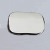 Jewelry findings, CCB plastic Beads, Rectangle 42x30mm Hole:2mm, Sold by Bag