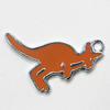 Zinc Alloy Enamel Pendant, Animal 20x26mm Hole:2mm, Sold by Group