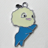 Zinc Alloy Enamel Pendant, 30x16mm Hole:2mm, Sold by Group