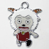 Zinc Alloy Enamel Pendant, Animal 26x20mm Hole:2.5mm, Sold by Group