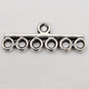 Connector Zinc Alloy Jewelry Findings Lead-free , 23x9mm Hole:2mm Sold by Bag