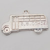 Pendant Zinc Alloy Jewelry Findings Lead-free , Car 23x11mm Hole:1mm Sold by Bag