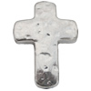 Pendant Zinc Alloy Jewelry Findings Lead-free , Cross 53x39x13mm Sold by Bag