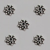 Spacer Zinc Alloy Jewelry Findings Lead-free , 9mm Hole:1.5mm Sold by Bag