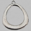 Pendant Zinc Alloy Jewelry Findings Lead-free , 55x45mm Hole:4mm Sold by Bag