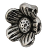 Bead Zinc Alloy Jewelry Findings Lead-free, Flower 10mm, Hole:2mm Sold by Bag