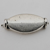 Bead Zinc Alloy Jewelry Findings Lead-free, 14x7mm, Hole:1mm Sold by Bag