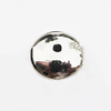 Jewelry findings, CCB plastic Beads, Flat Round 17mm Hole:2mm, Sold by Bag