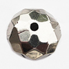 Jewelry findings, CCB plastic Beads, Faceted Flat Round 17mm Hole:2mm, Sold by Bag