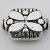 Bead Zinc Alloy Jewelry Findings Lead-free, 15x10mm, Hole:1mm Sold by Bag