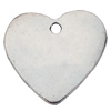 Pendant Zinc Alloy Jewelry Findings Lead-free, Heart 28x27mm Hole:2.5mm Sold by Bag