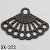 Connector, Lead-free Zinc Alloy Jewelry Findings, 22x16mm Hole=1mm, Sold by Bag
