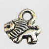 Pendant, Lead-free Zinc Alloy Jewelry Findings, Fish 10x8mm Hole:2mm, Sold by Bag
