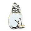 Pendant, Lead-free Zinc Alloy Jewelry Findings, 11x19mm Hole:1mm, Sold by Bag