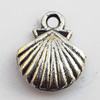 Pendant, Lead-free Zinc Alloy Jewelry Findings, Sector 12x14mm Hole:1.5mm, Sold by Bag