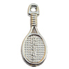 Pendant, Lead-free Zinc Alloy Jewelry Findings, 11x29mm Hole:2mm, Sold by Bag