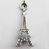Pendant, Lead-free Zinc Alloy Jewelry Findings, 33x12mm Hole:3mm, Sold by Bag