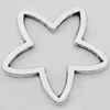 Connector Zinc Alloy Jewelry Findings Lead-free, Star 25x2mm Sold by Bag