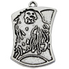 Pendant Zinc Alloy Jewelry Findings Lead-free, 33x22mm Hole:1.5mm Sold by Bag