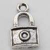 Pendant Zinc Alloy Jewelry Findings Lead-free, 14x8mm Hole:2mm Sold by Bag