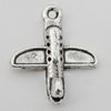 Pendant Zinc Alloy Jewelry Findings Lead-free, 11x4mm Hole:1mm Sold by Bag