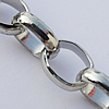 Iron Jewelry Chains, Lead-free Link's size:8x6.4mm, thickness:1mm, Sold by Group
