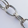 Iron Jewelry Chains, Lead-free Link's size:10.5x7.5mmmm, thickness:1mm, Sold by Group
